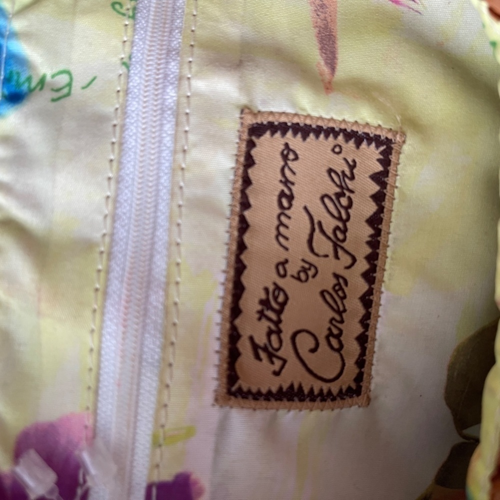 AUTHENTIC CARLOS FALCHI HAND BAG - Picture 3 of 6